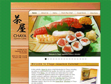 Tablet Screenshot of chayausa.com